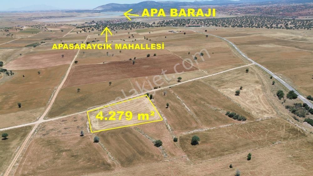 Konya / Çumra / Apasaraycık Mahallesinde 4.279 M² Müstakil Tapulu Tarla