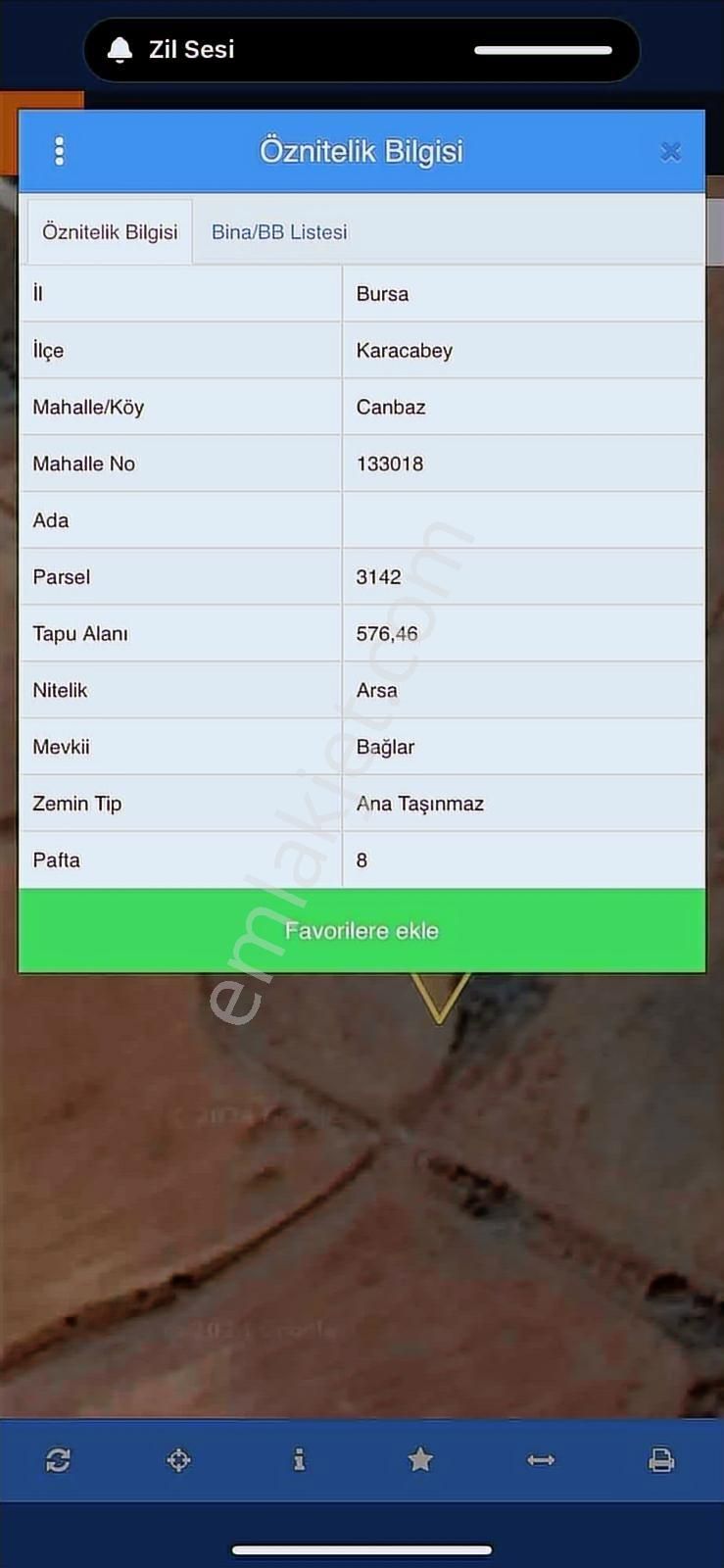 Bursa Karacabey Canbazda Satılık Villa İmarlı Arsa - Görsel 2