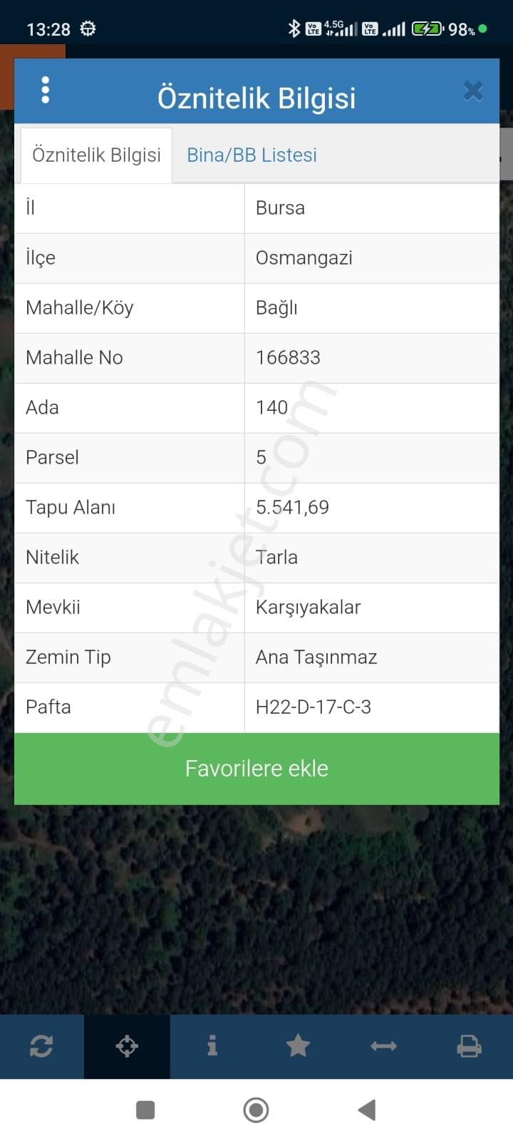 Bursa Orhangazi Bağlı"da Satılık 5.541m2 Süper Uygun Tarla - Görsel 15