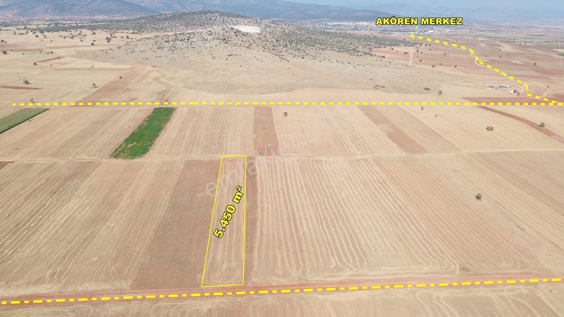 sulanır Tarla 5450 M² / Konya / Akören / Hacılar - Görsel 4