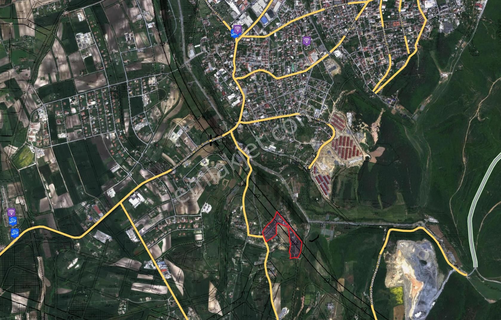 Sahibinden Hacımaşlıda Yapılaşmanın İçinde 90 Metre Çaplı Satılık Hisse - Görsel 4