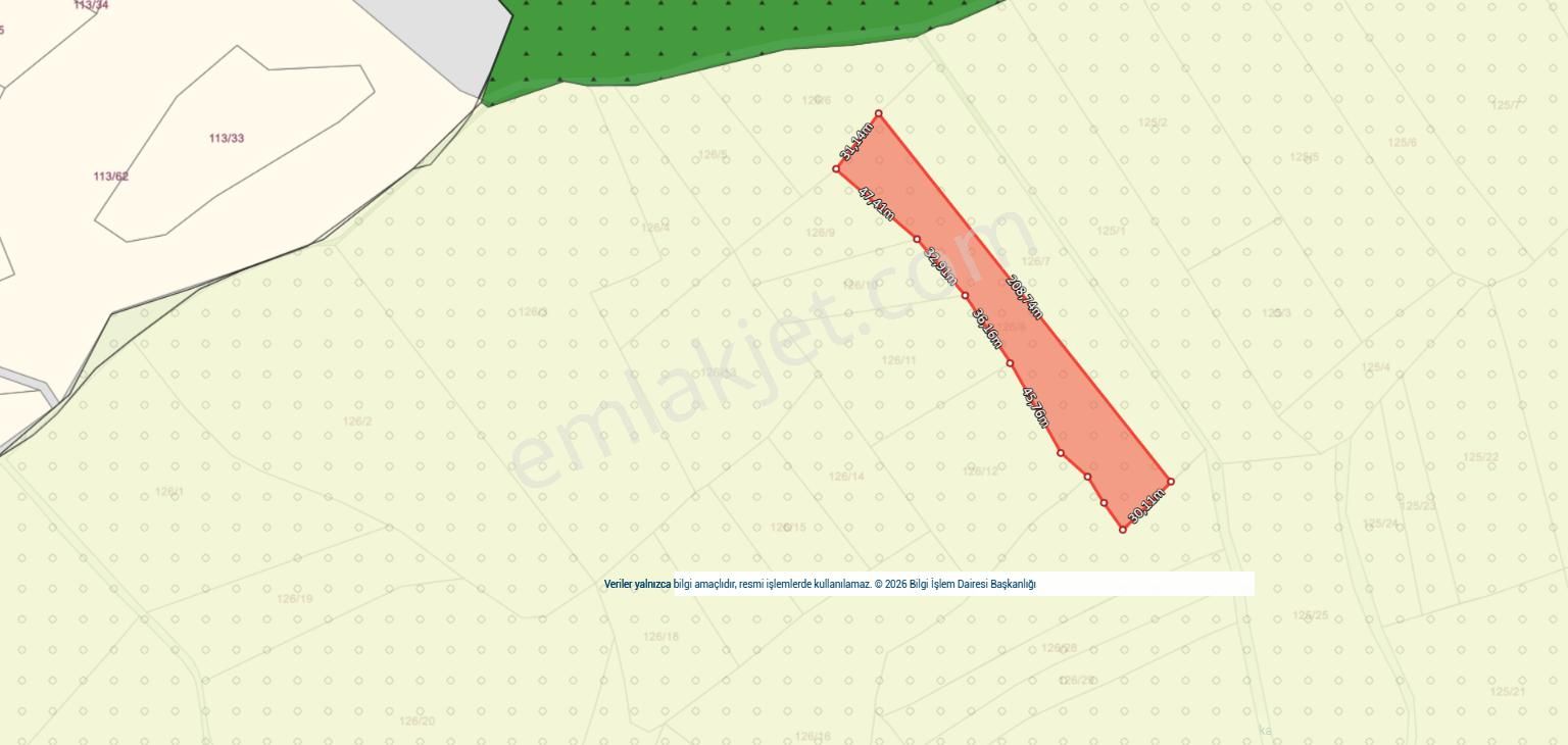 Kocaeli Karamürsel Kızderbent Satılık 5194 M2 Tarla - Görsel 4