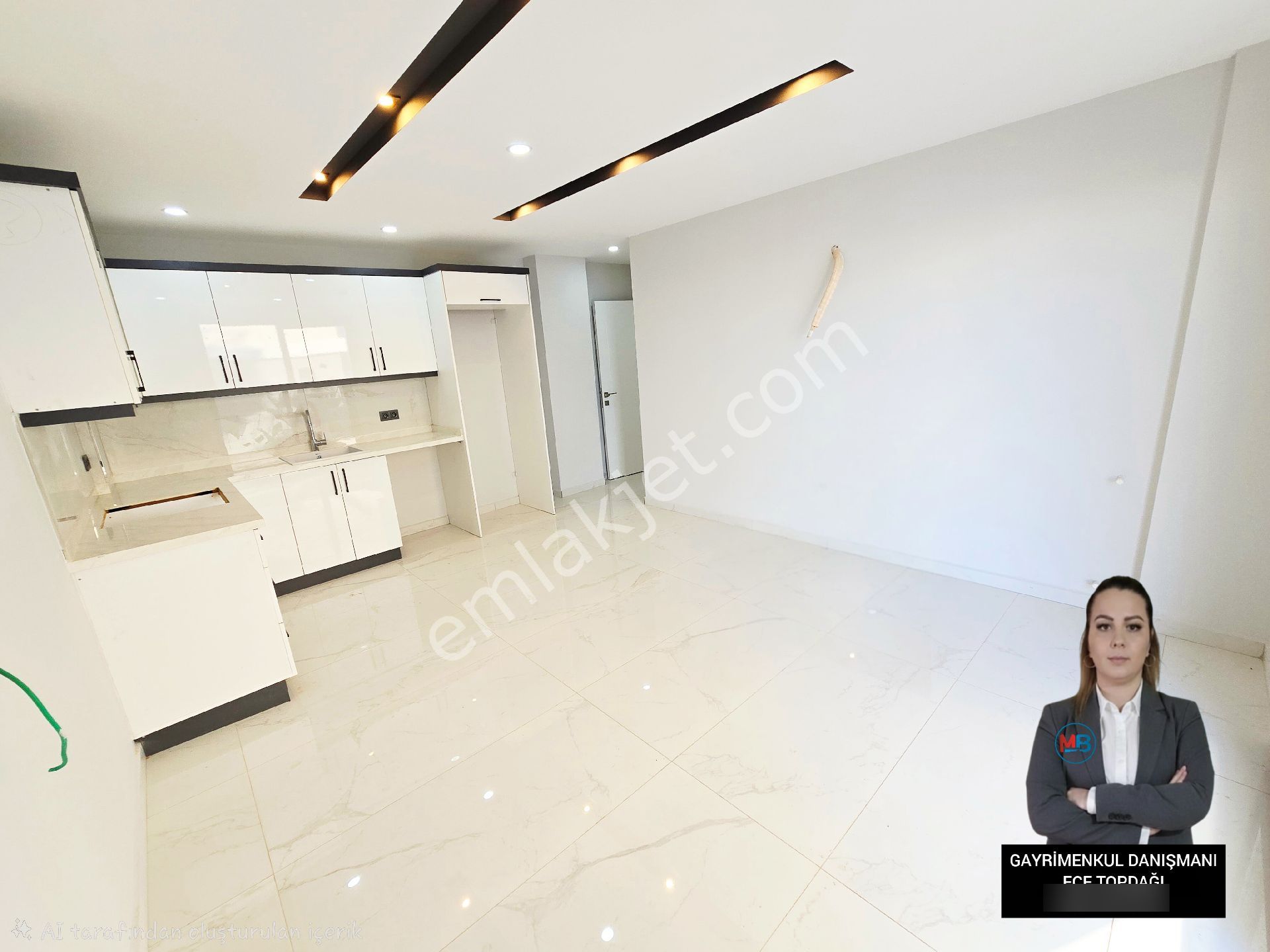 Didim'de Satılık 2+1 Yüksek Giriş Havuzlu Sitede Ön Cephe Asansörlü Daire! - Görsel 14