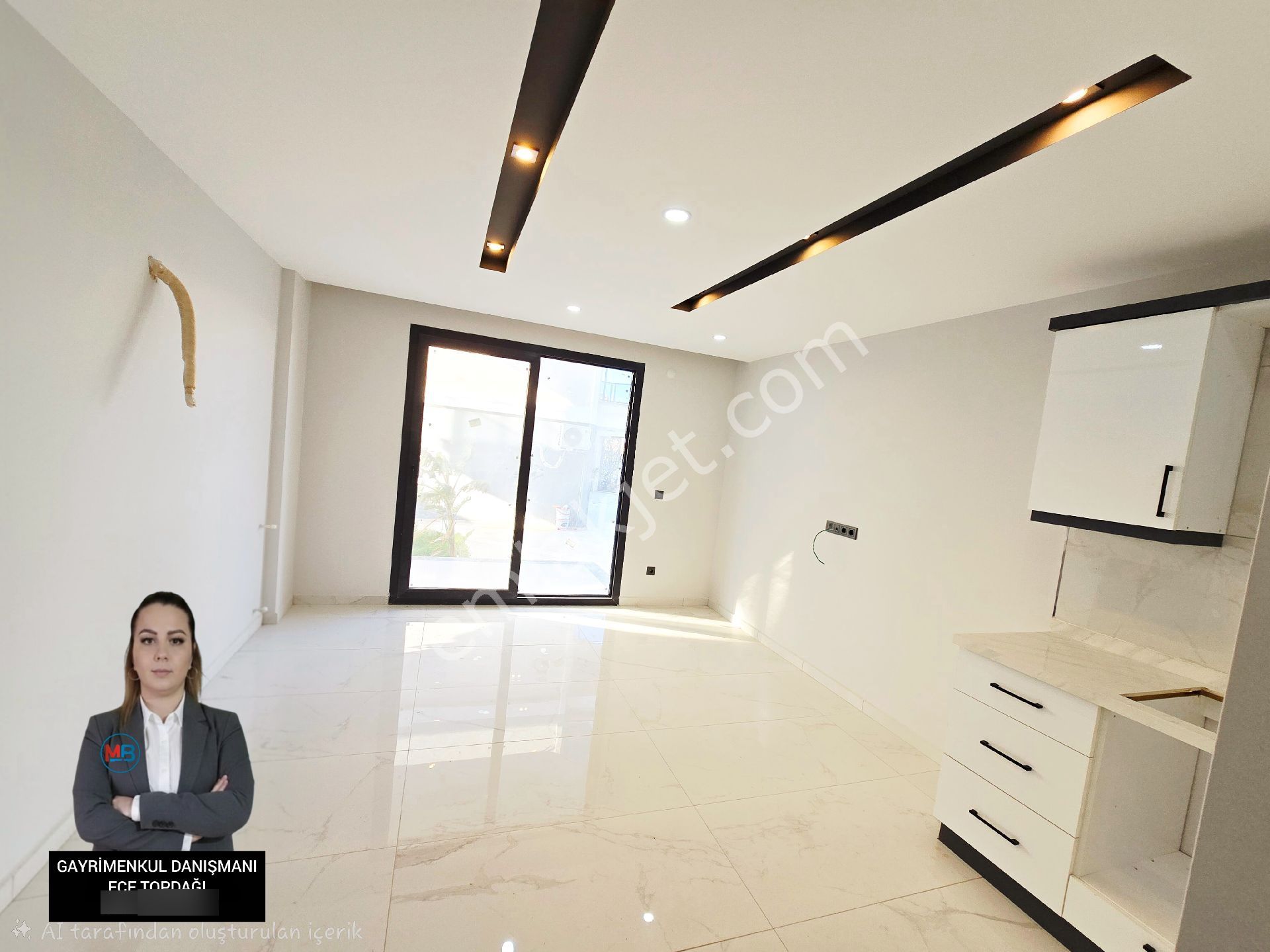 Didim'de Satılık 2+1 Yüksek Giriş Havuzlu Sitede Ön Cephe Asansörlü Daire! - Görsel 5