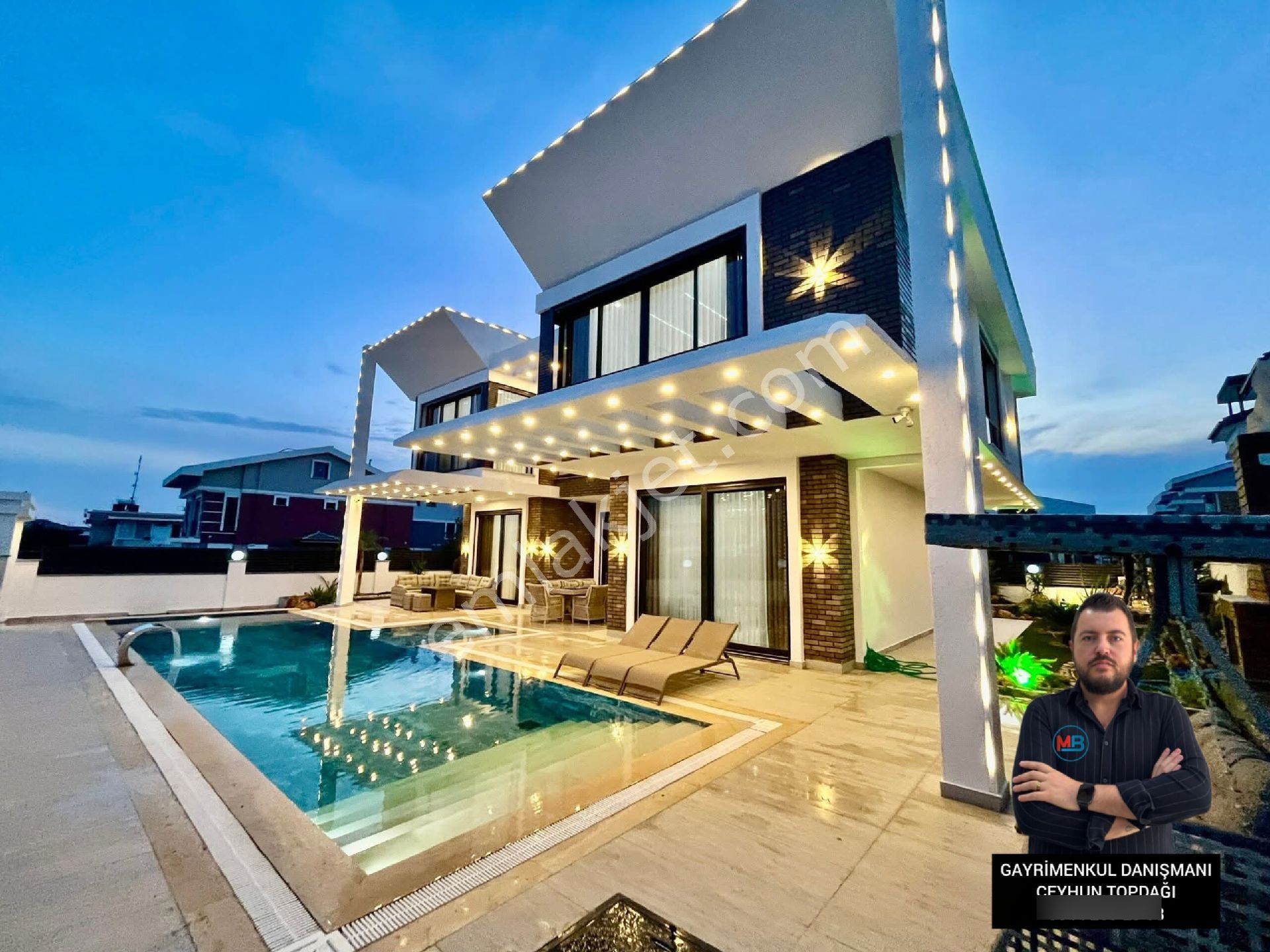 Didim'de Satılık 5+1 Tam Müstakil Havuzlu Eşyalı Tam Müstakil Villa ! - Görsel 6