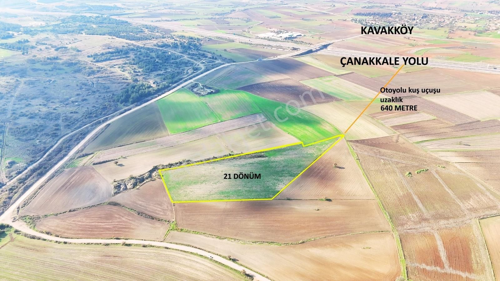Müstakil Tapulu, 21 Dönüm Tarla, Çanakkale Gelibolu Kavak