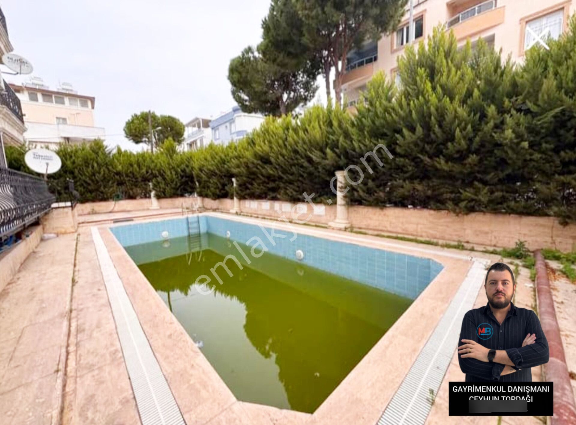 Didim Altınkum'da Satılık 2+1 Ayrı Mutfak Daire Havuzlu Ve Denize 150 Metre Mesafede ! - Görsel 2