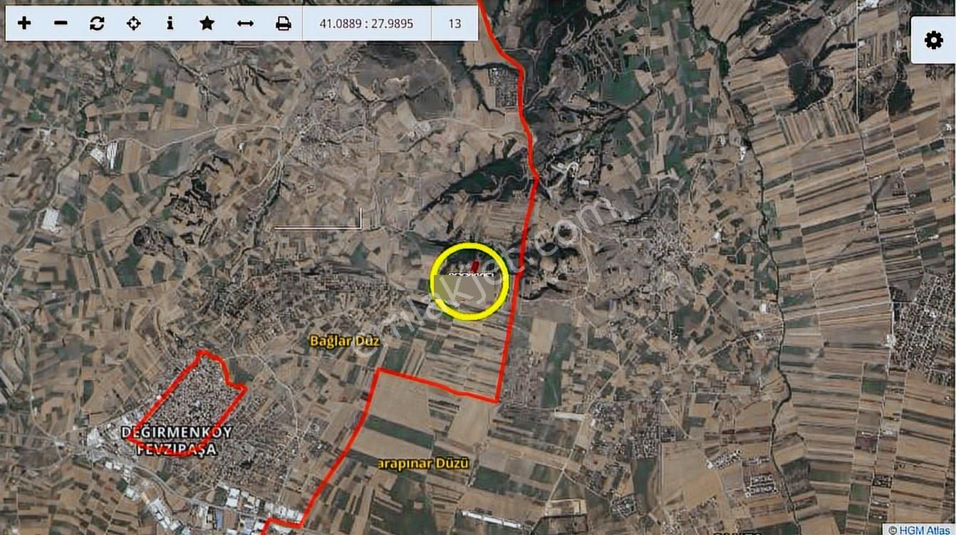 Silivri Değirmenköyde Rüzgar Gülü Yanı 2 Prsel Toplam 12.636 M2 - Görsel 6