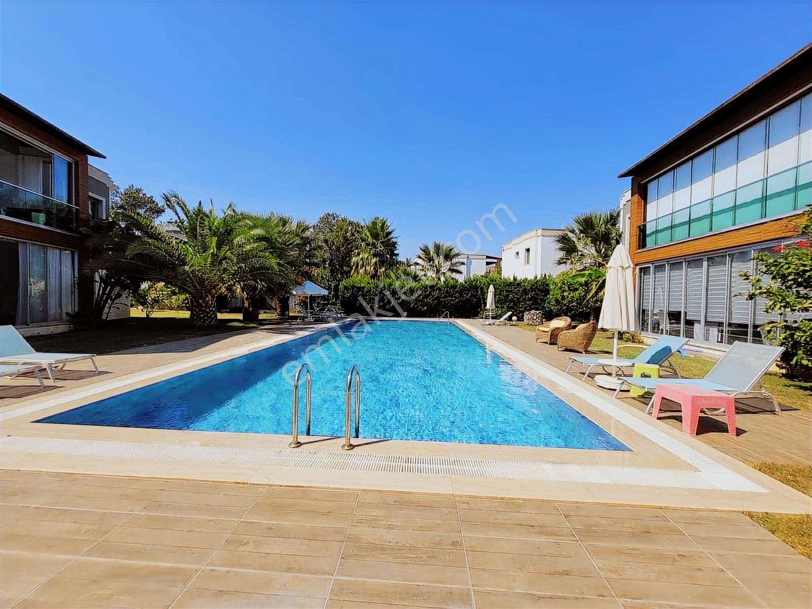 Bodrum Ortakent Yahşi Kiralık Havuzlu Sitede Bahçe Katı Daire - Görsel 11