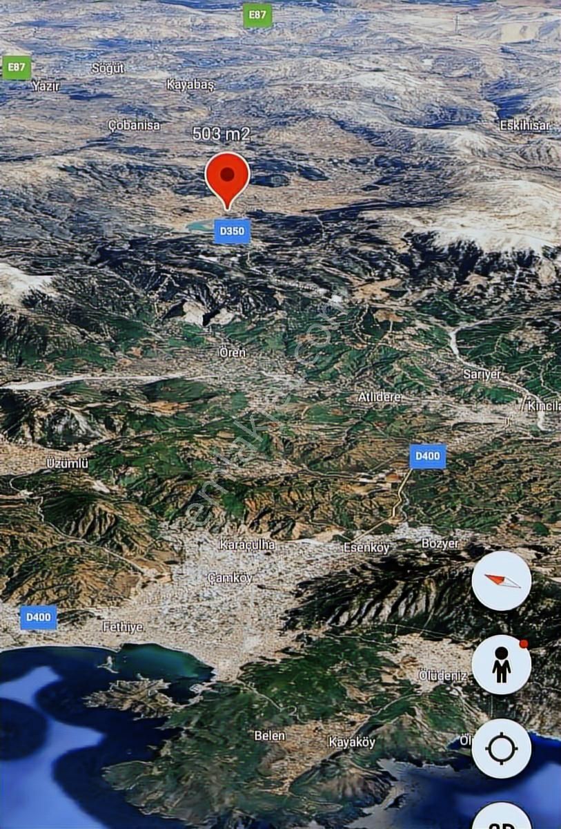 Fethiye Seydikemer Yayla Ceylan Satılık İmarlı Arsa 503 M2 - Görsel 4