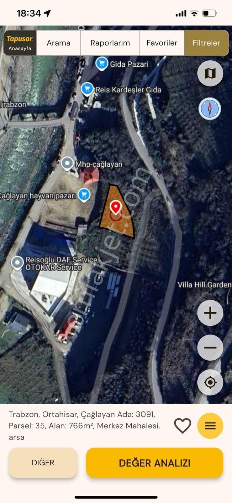 Çağlayan'da Fırsat 2 Parsel 1630 M2 Arsa - Görsel 15