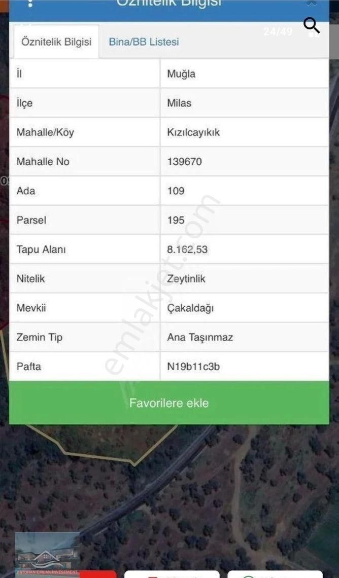 Muğla/milas/karpuzlu Yolu Üstünde 8 Dönüm Arazi Ve Çiftlik Evi - Görsel 33