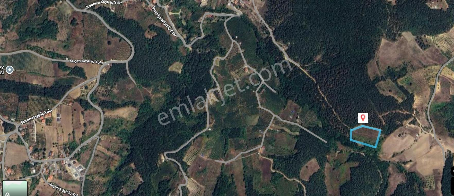 Geyve İhsaniye Mahallesinde 9 Dönüm Satılık Fırsat Fındıklık - Görsel 4