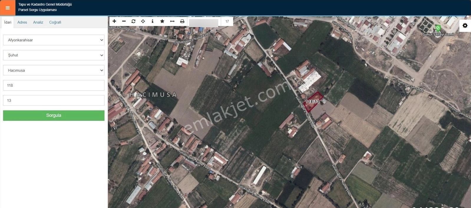 Şuhut Hacı Mustafa Da Kaçırılmaz Arazi