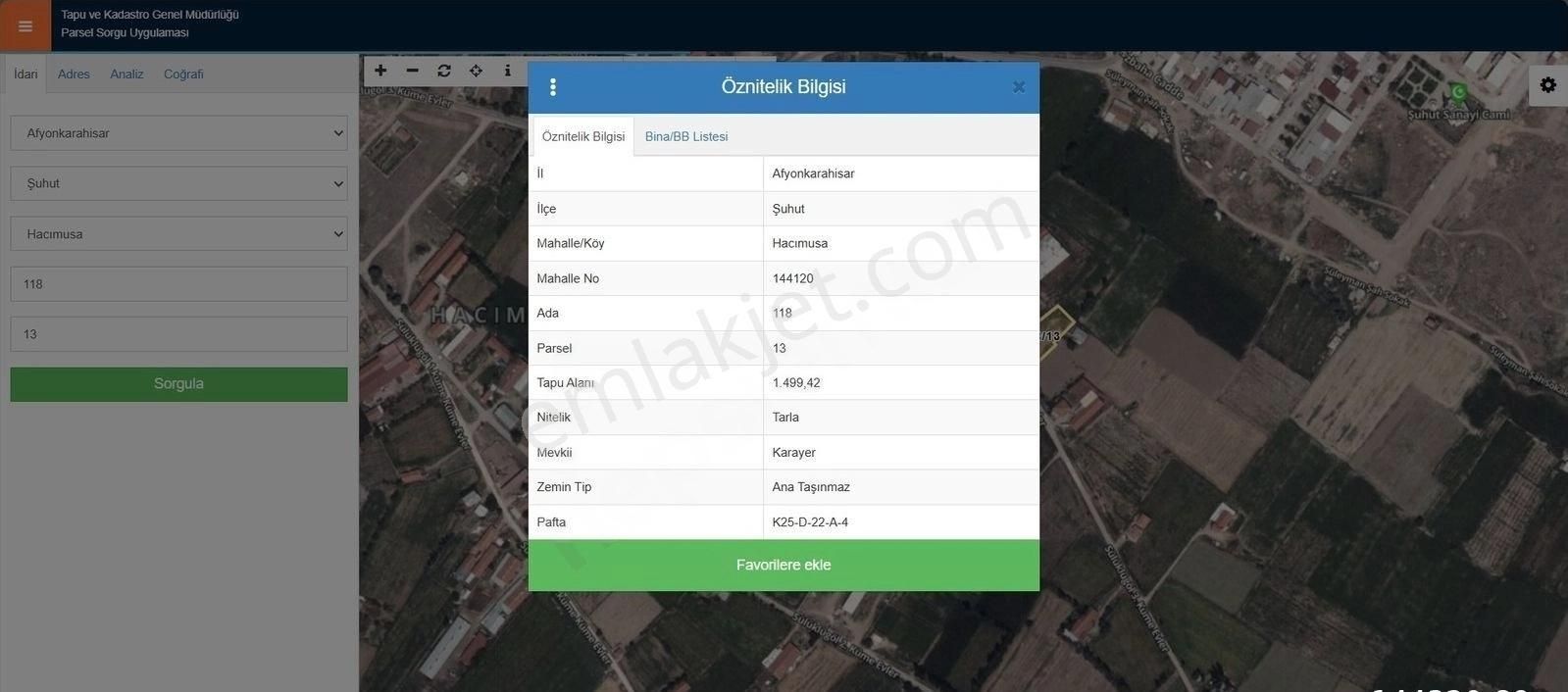Şuhut Hacı Mustafa Da Kaçırılmaz Arazi - Görsel 2