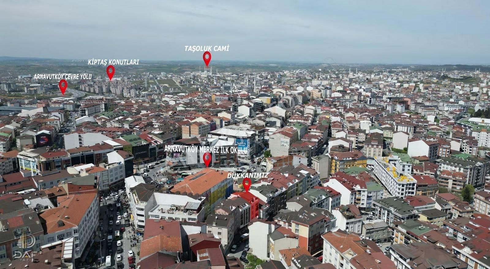 Arnavutköy Merkezde Satılık Çift Tapulu 2 Katlı Dükkan