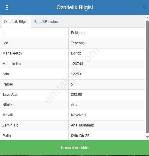 Eğriöz’de, (803 M2) İmarlı, Köşe, Satılık Villa Arsası - Görsel 2