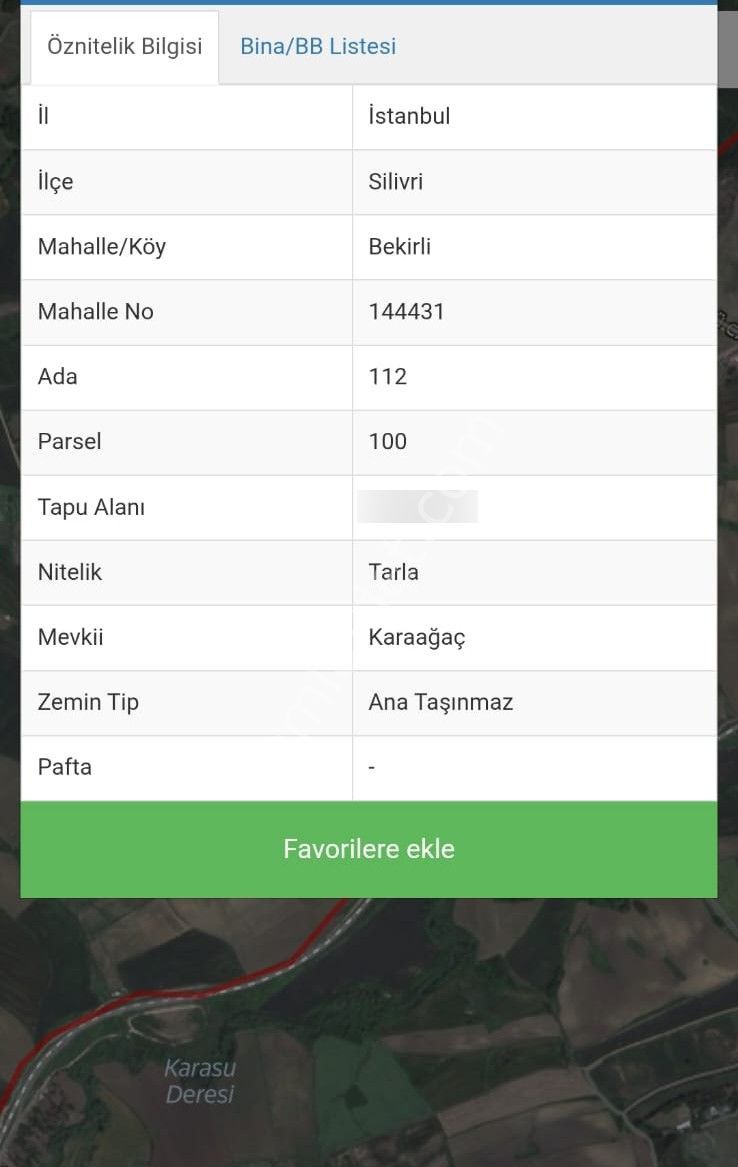 Silivri Bekirli'de Uygun Fiyatlı Yatırım Fırsatı, Satılık 1.985 M² - Görsel 8