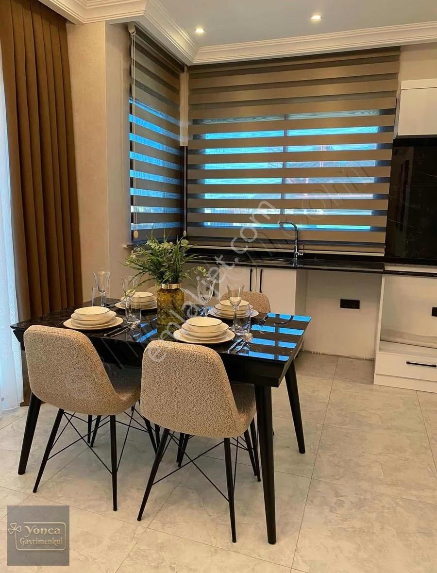 Alanya Kleopatra Denize 100 Metre Havuzlu Full Eşyalı 4+1 Dubles - Görsel 15