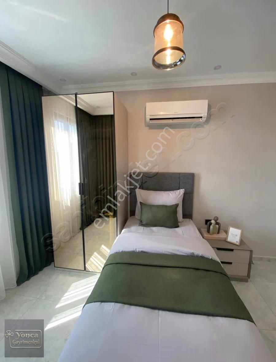 Alanya Kleopatra Denize 100 Metre Havuzlu Full Eşyalı 4+1 Dubles - Görsel 24