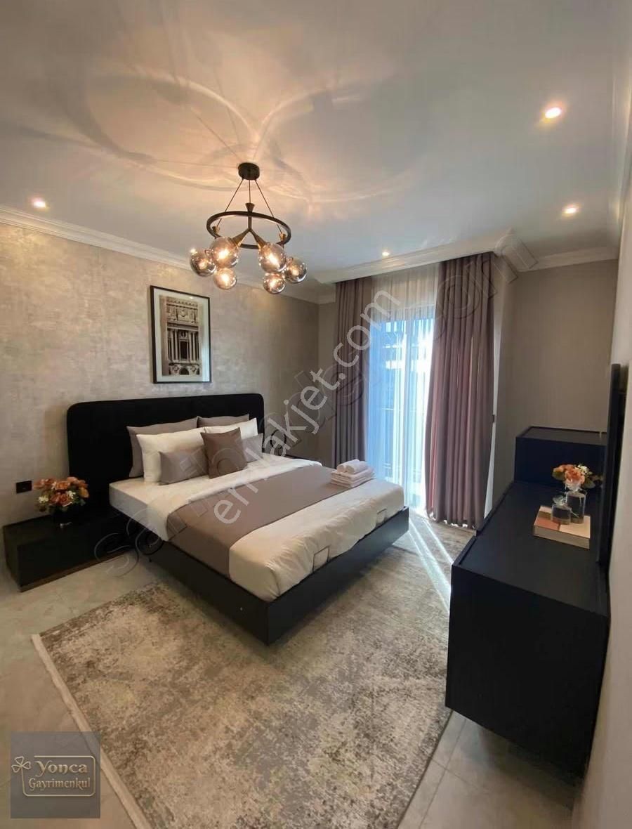 Alanya Kleopatra Denize 100 Metre Havuzlu Full Eşyalı 4+1 Dubles - Görsel 13