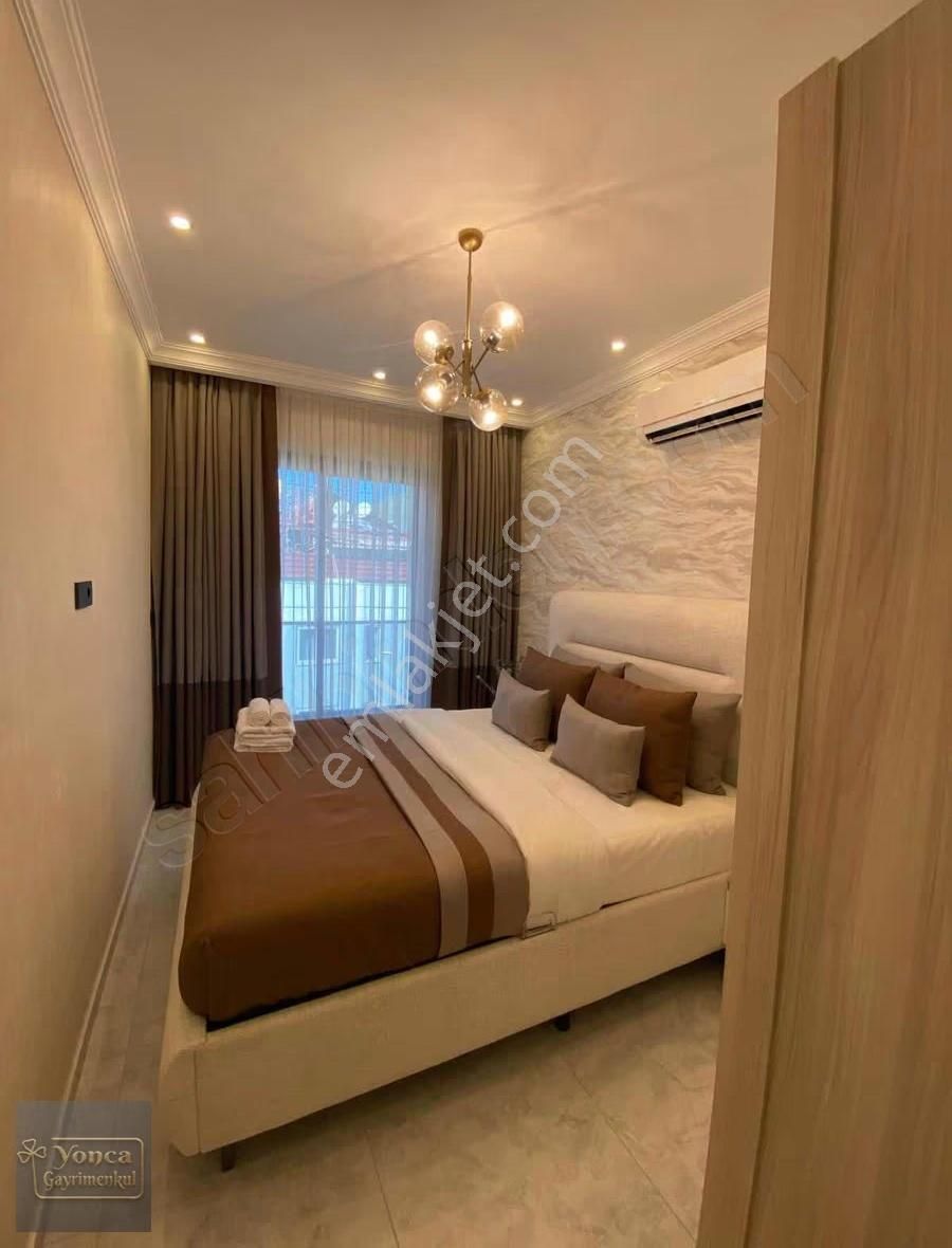 Alanya Kleopatra Denize 100 Metre Havuzlu Full Eşyalı 4+1 Dubles - Görsel 22