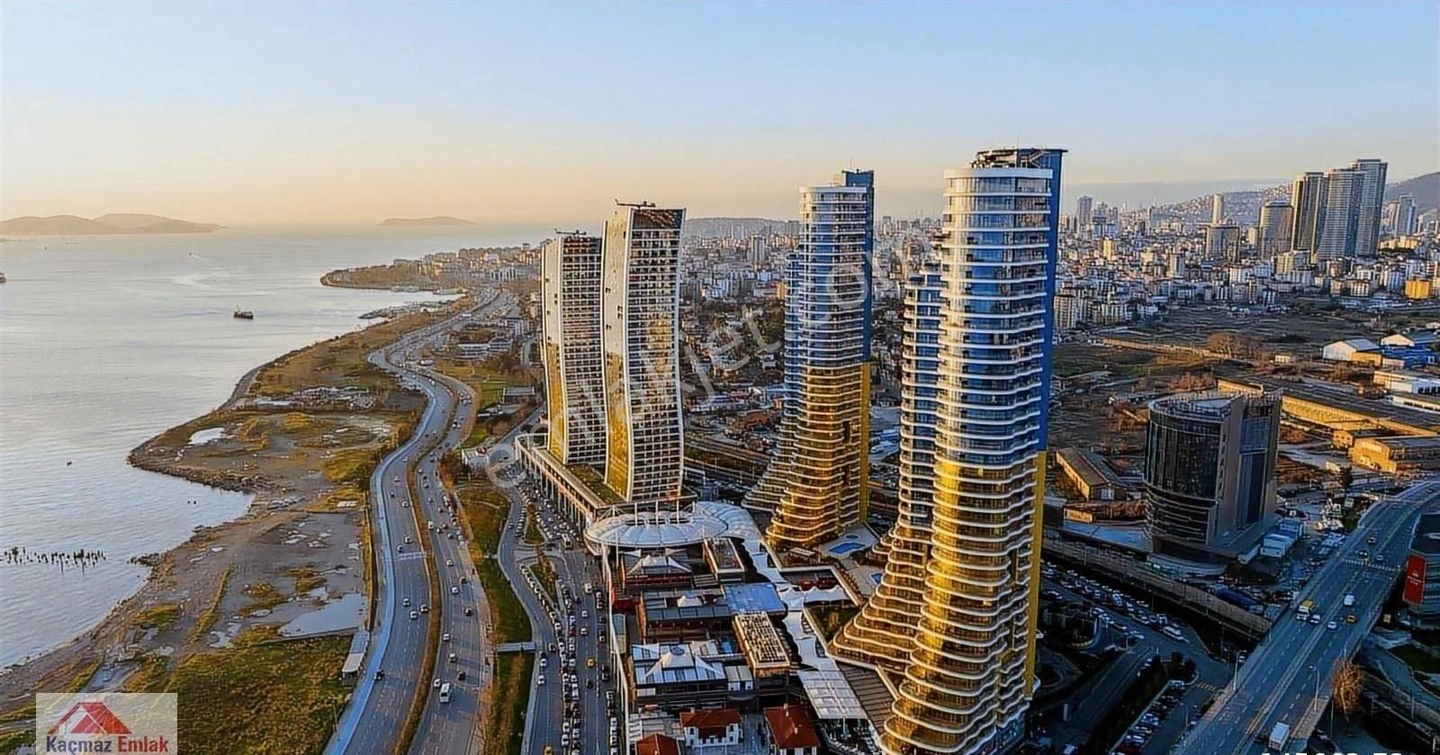 İstmarina Kiralık 2+1 Geniş Teras Eşyasız Deniz Manzaralı - Görsel 14