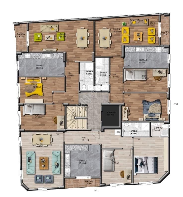 Çalıda Projeden Satılık 2+1 Daire | Teslim 2026 Ağustos - Görsel 28
