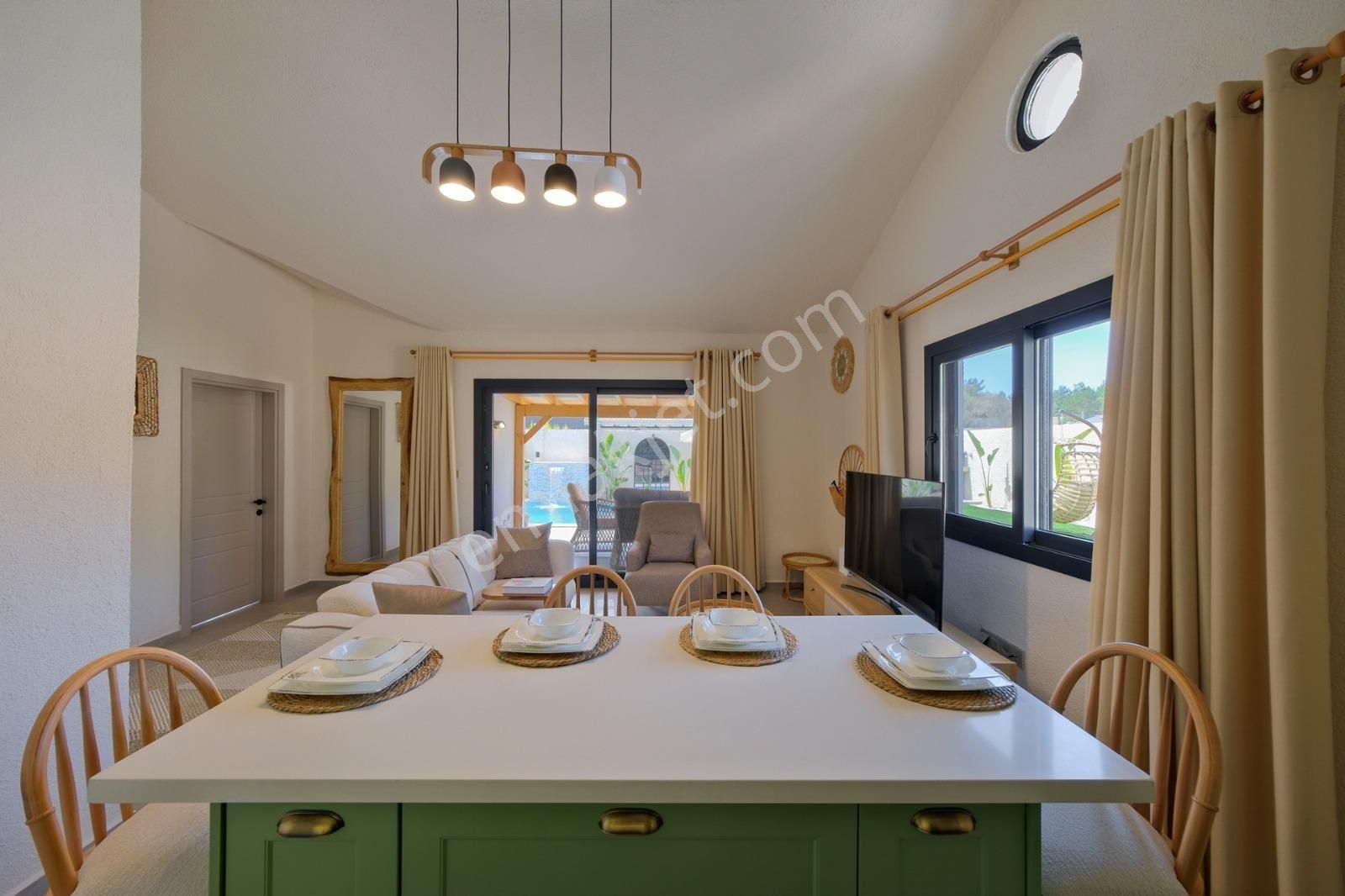 Stoptan Kayaköy 2+1 Eşyalı Lüks Ve Konforun Buluştuğu Özel Villa - Görsel 17