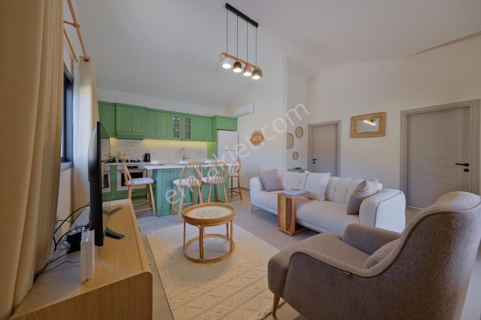 Stoptan Kayaköy 2+1 Eşyalı Lüks Ve Konforun Buluştuğu Özel Villa - Görsel 19