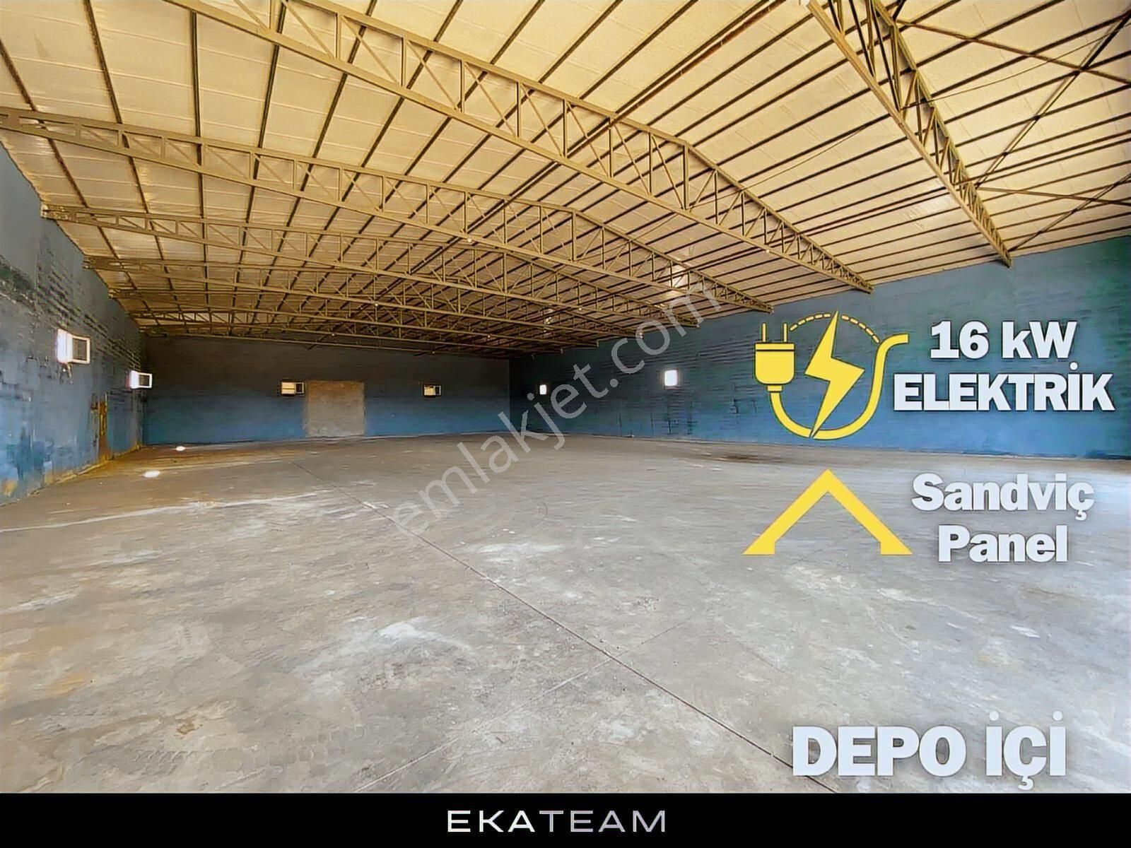 Aksu Atatürk Mah 1.000m2 Tır Rampalı Kiralık Ticari Depo - Görsel 2