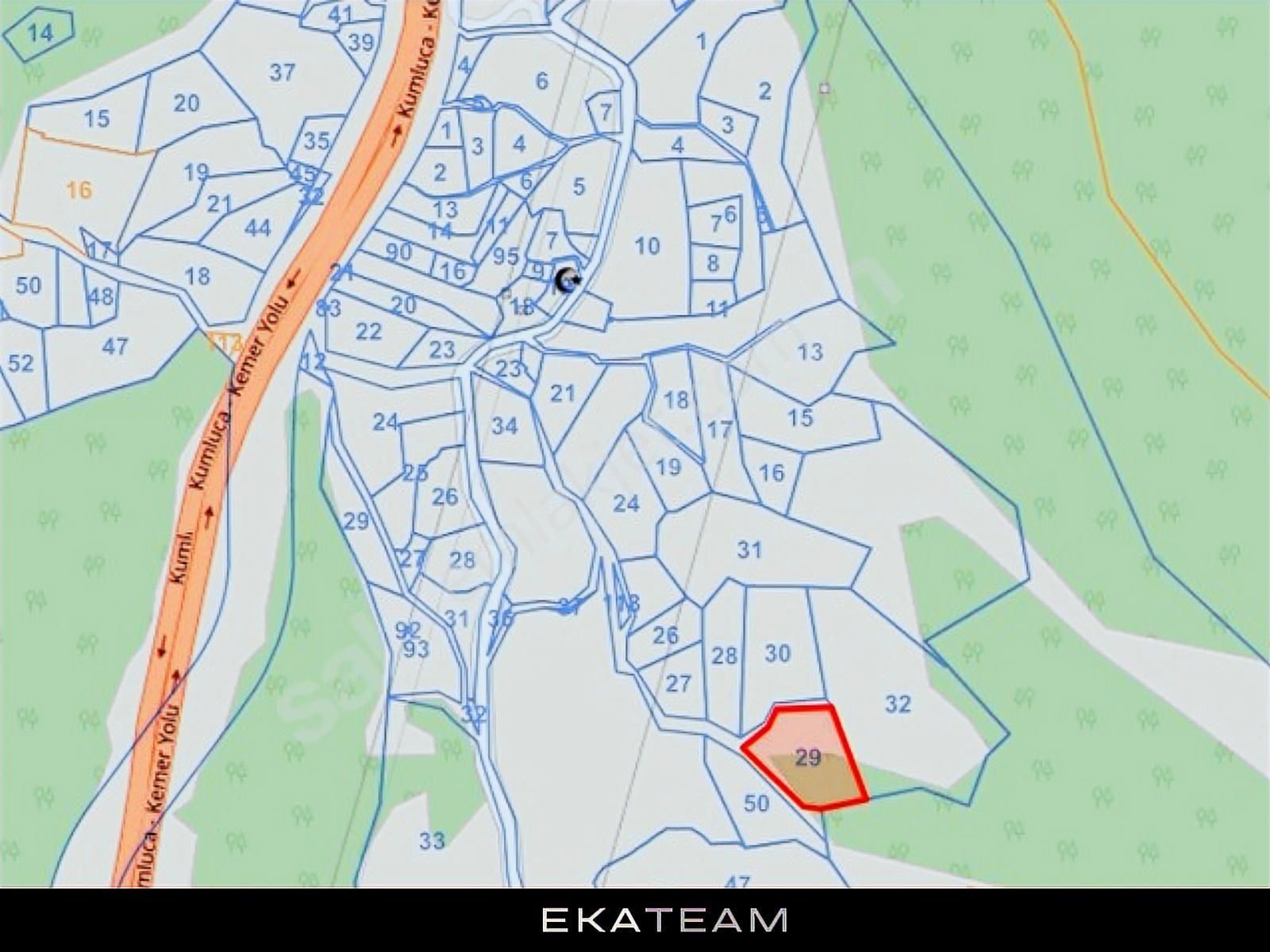 Antalya Kumluca Yazırda Orman Manzaralı 6.803 M² Satılık Tarla - Görsel 3