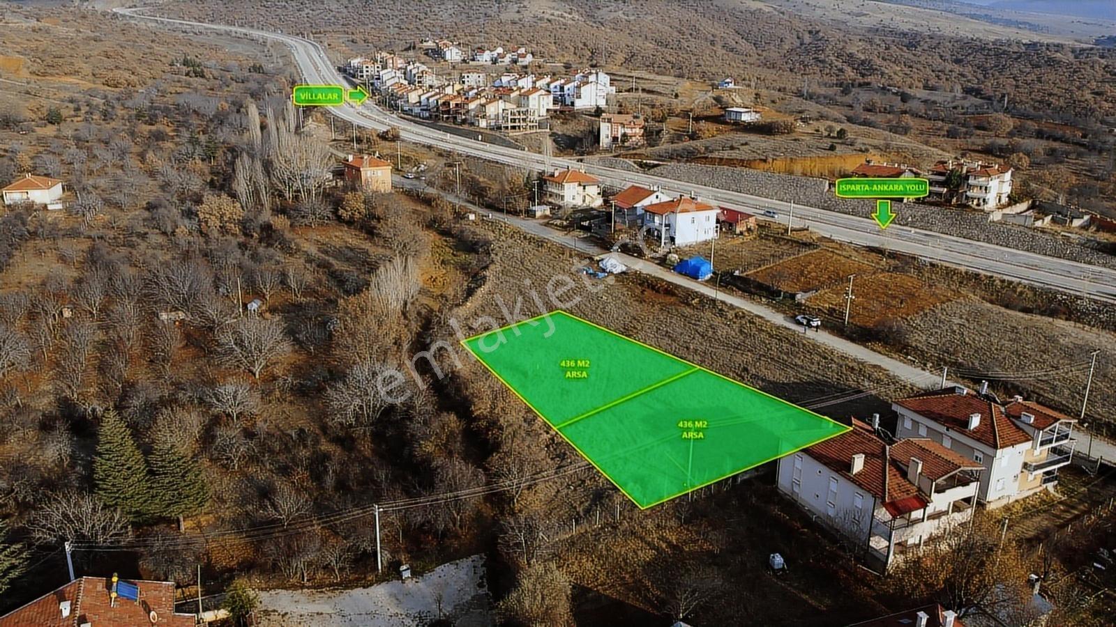 Ulucan Dan Isparta Yalvaç Bağkonak Ta Satılık Arsalar - Görsel 2