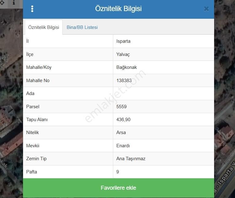 Ulucan Dan Isparta Yalvaç Bağkonak Ta Satılık Arsalar - Görsel 19
