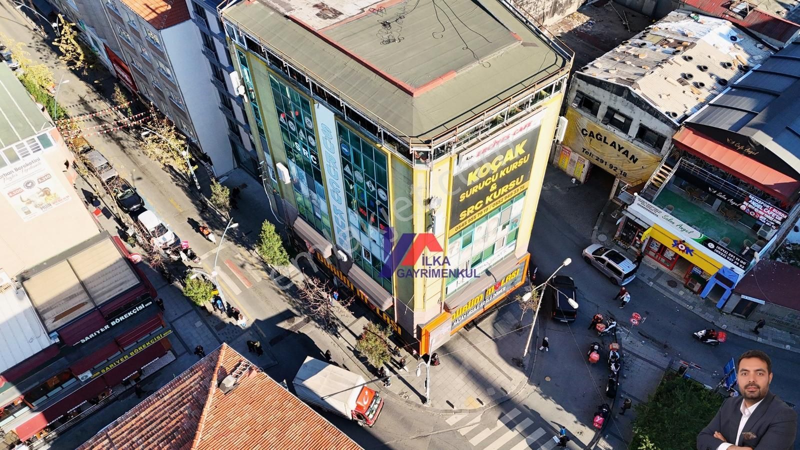 İlka'dan Cadde Üzeri Fırsat Kiralık Tabela Değeri Yüksek Ofis