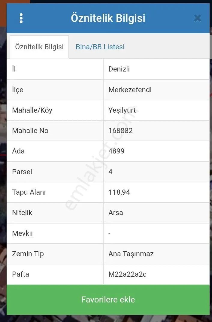 İlbadi(yeşilyurt) Köşe Başı Satılık Arsa - Görsel 5