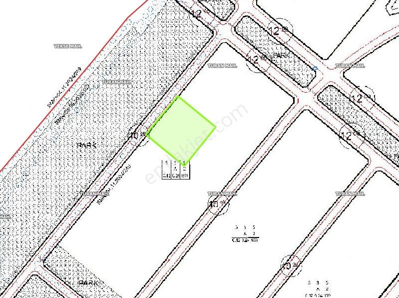 Turan Mah. 1.075 M2 Şehir Manzaralı Satılık Temiz Parsel