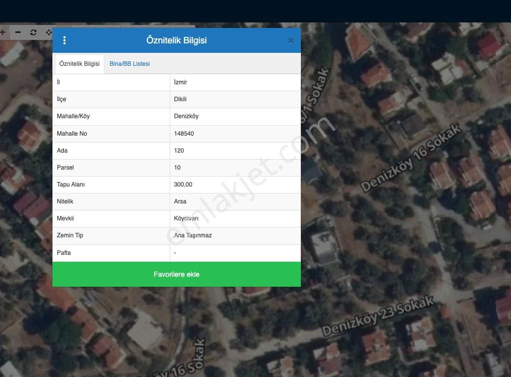 Dikili Denizköy Deniz Manzaralı İmarlı Arsa 300m2 - Görsel 4