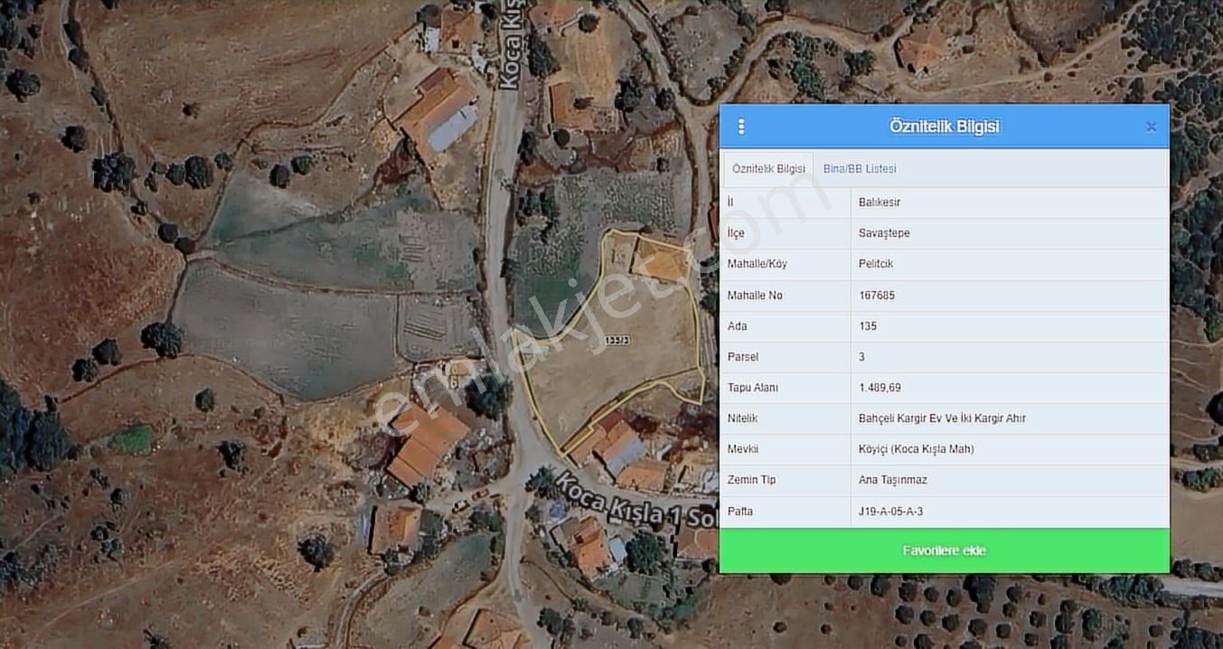 Balıkesir Savaştepe Pelitcikde Satılık Taş Ev Ve Bahçesi(1489m²) - Görsel 15