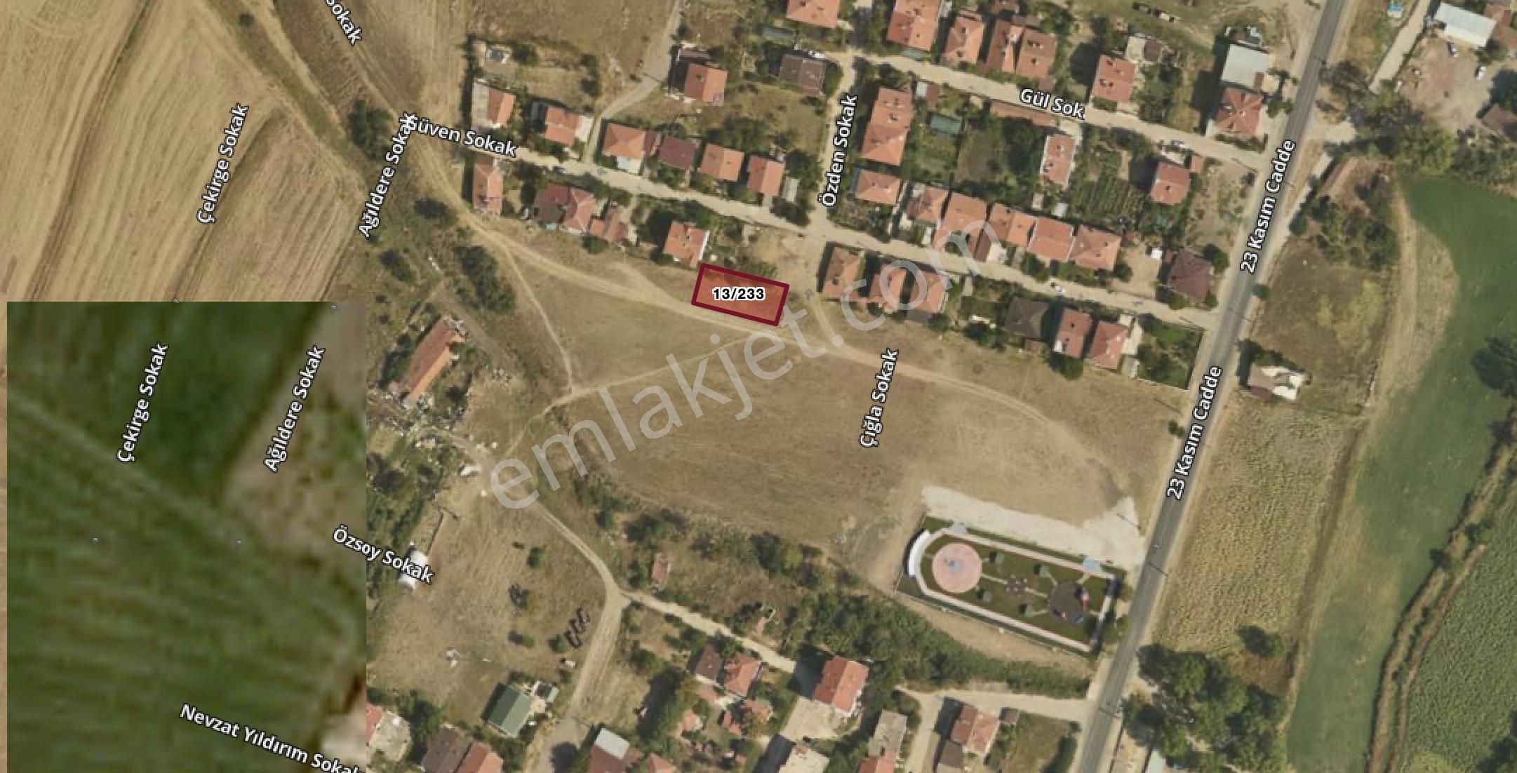 Edirne Havsa'da Merkeze Çok Yakın Villa İmarlı Arsa