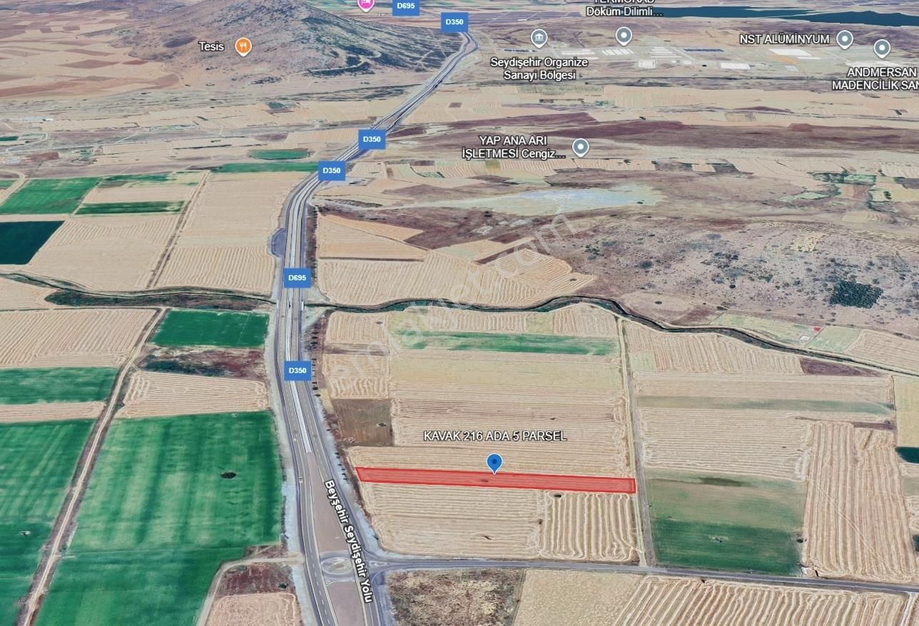 Seydişehir Beyşehir Yolu Üzeri 4559 M2 Anayola Cephe Tarla - Görsel 2