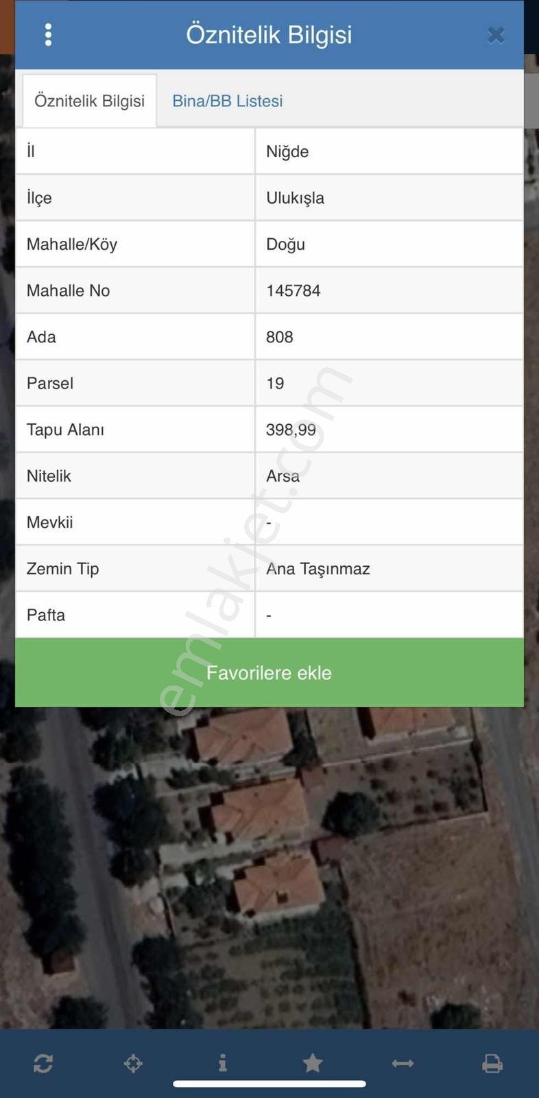 Ulukışla Merkeze 1 Km/adil Erol Cadde Üzeri/tek Tapu/399 M2 Arsa - Görsel 2