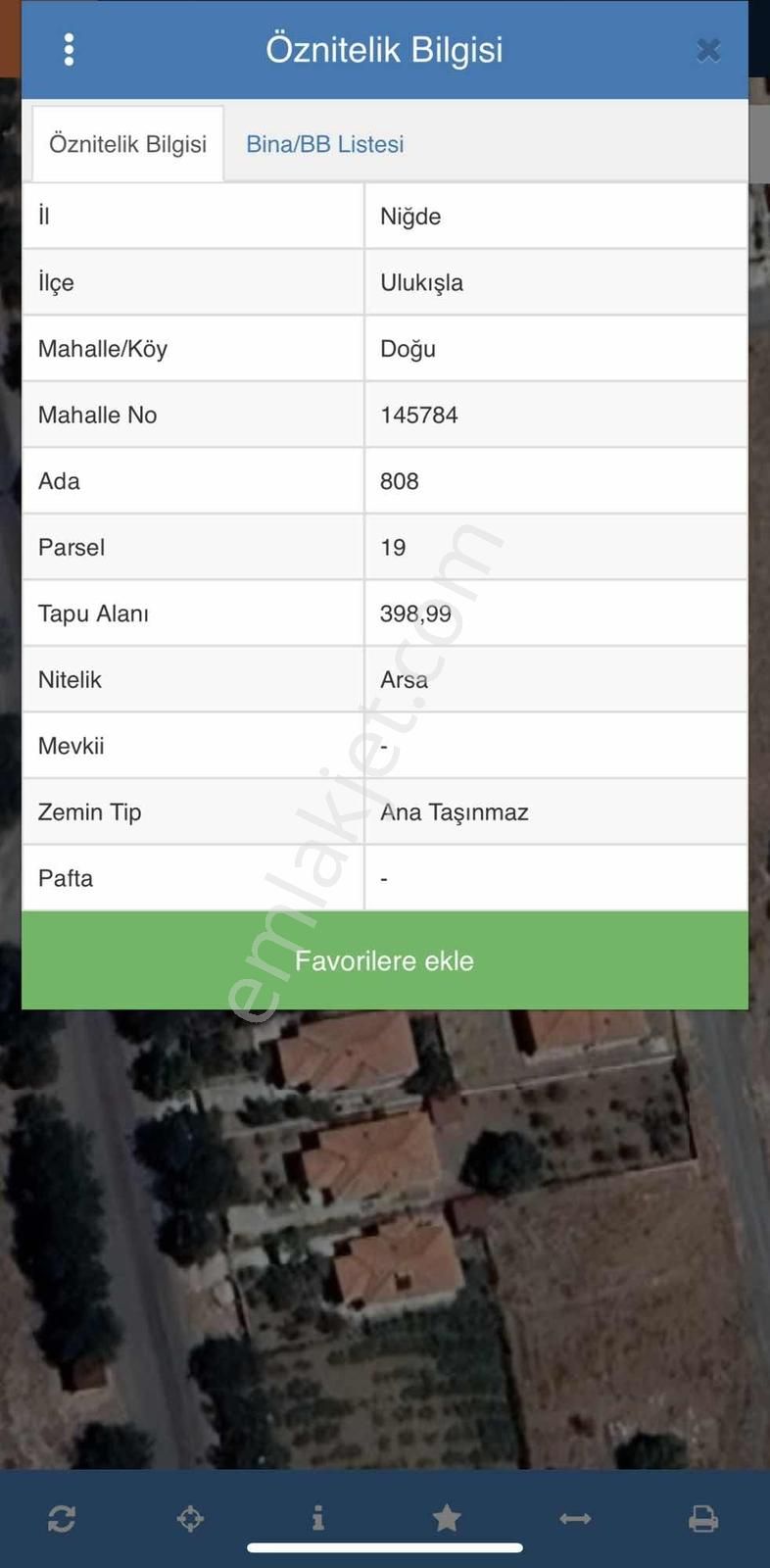 Ulukışla Merkeze 1 Km/adil Erol Cadde Üzeri/tek Tapu/399 M2 Arsa - Görsel 2