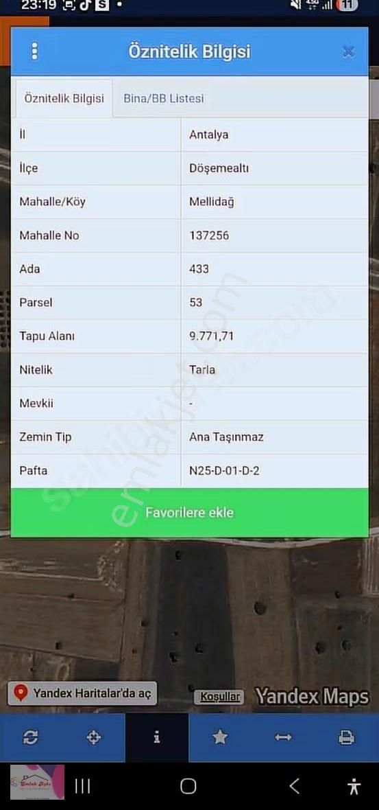 Emlak Aşkı Mellidağ 11.918 M2 Acil Satılık - Görsel 9