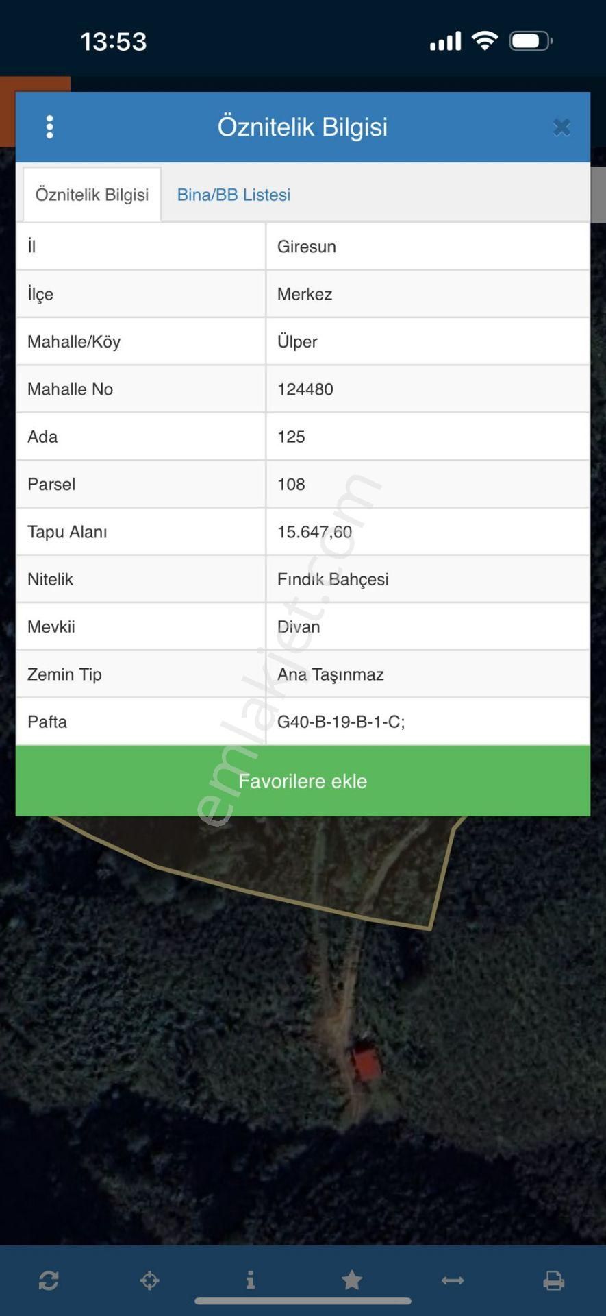 İnanç Emlaktan Giresun Ülper Köyünde Satılık Fındık Bahçesi - Görsel 5