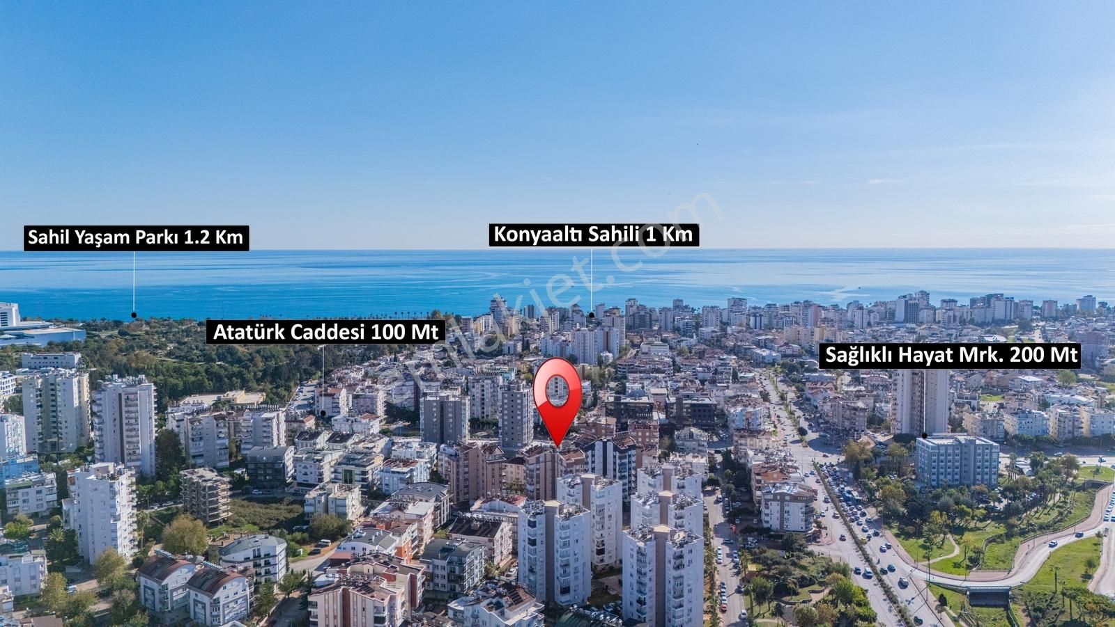 Antalya Konyaaltı Pınarbaşı Satılık 3+1 Daire - Görsel 34