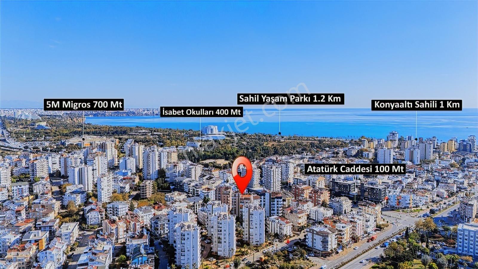 Antalya Konyaaltı Pınarbaşı Satılık 3+1 Daire - Görsel 28
