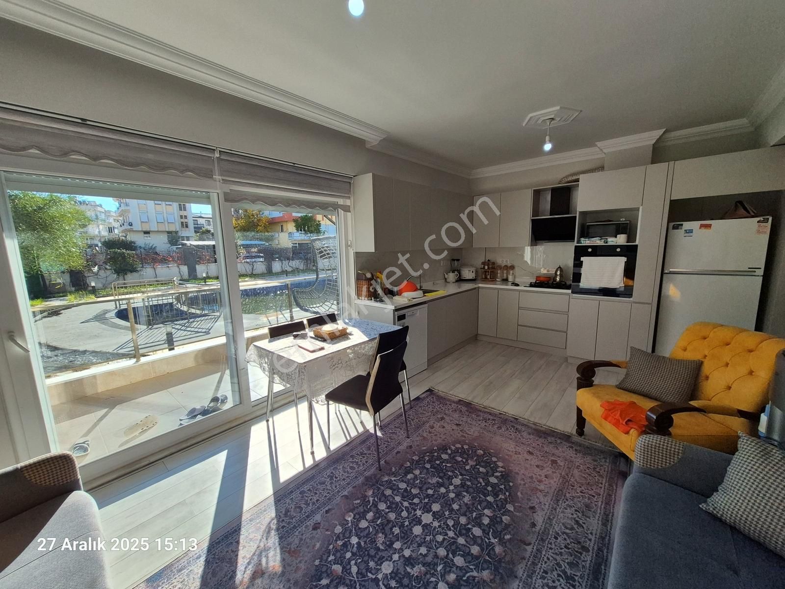 Turizmin Gözdesi Belekte Full Eşyalı Havuzlu Site 2+1 Yeni Daire - Görsel 2