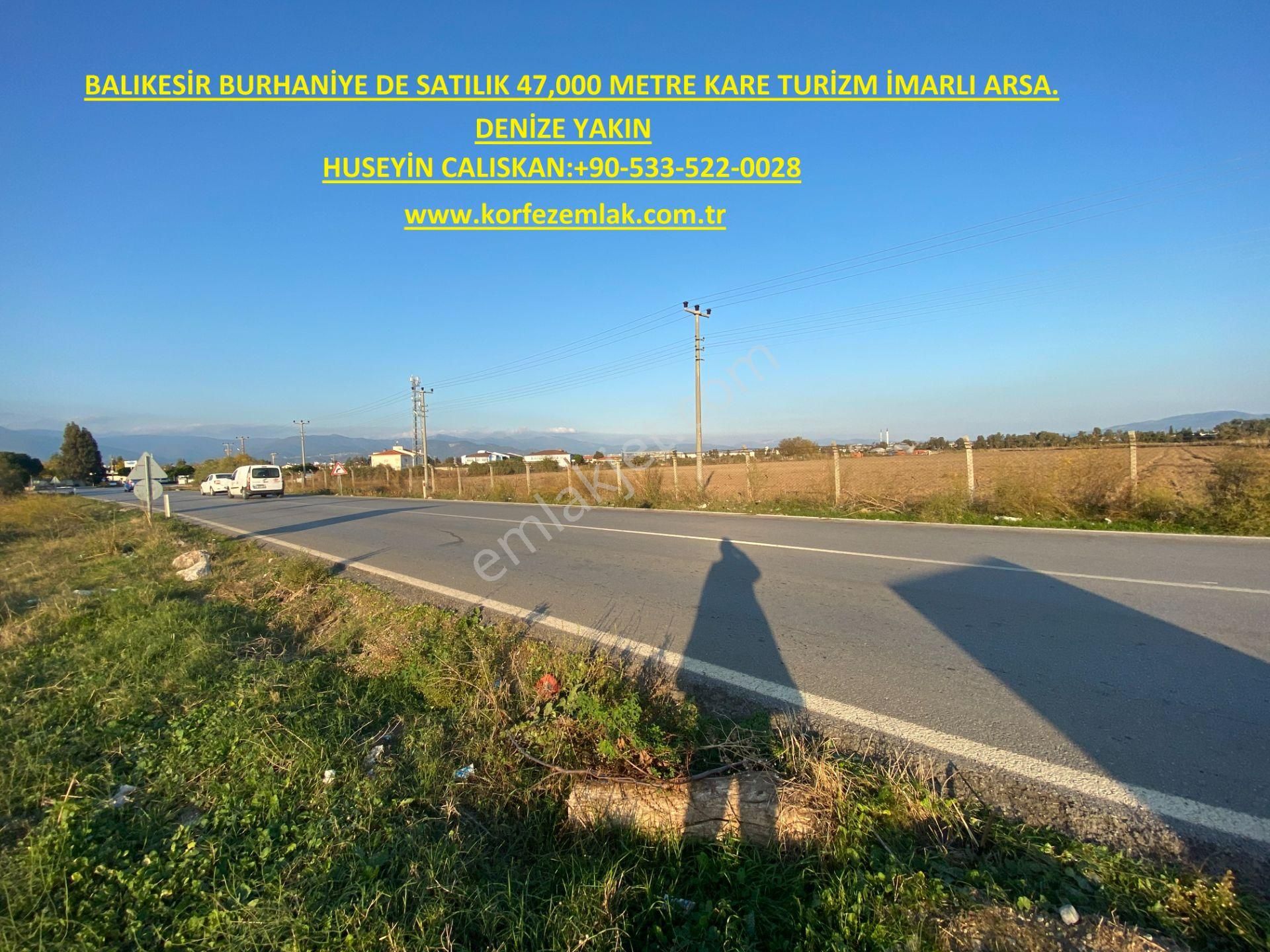 Burhaniye De Satılık 48,000 Metre Kare Arsa.denize 800 Metre Mesafe - Görsel 7