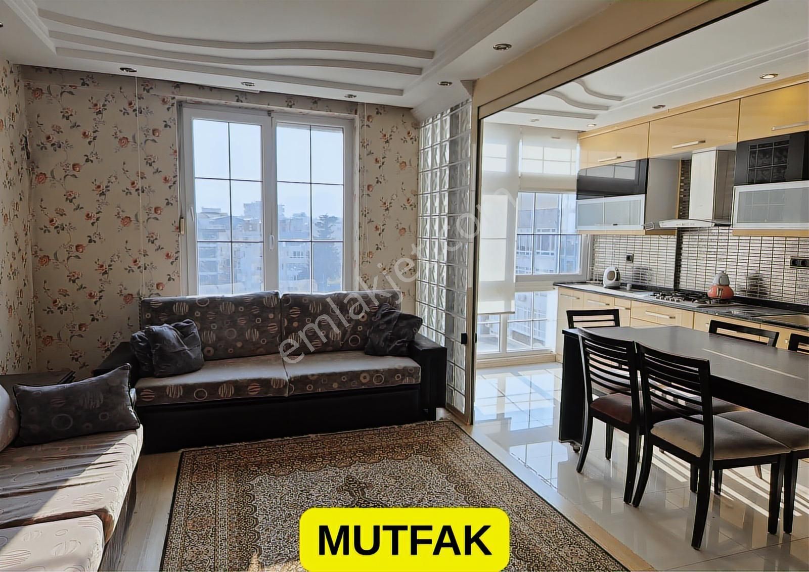 Antalya Muratpaşa Cumhuriyet Kiralık 3+1 Eşyalı Deniz Manzaralı - Görsel 16